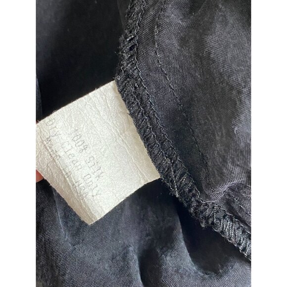 Otis & Maclain Black Silk Tank Top Size Small Lagenlook Lightweight Minimalist - Picture 4 of 16